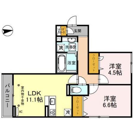 Happiness・fortressの物件間取画像